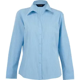 Ladies Quest Long Sleeve Blouse SkyRoyal
